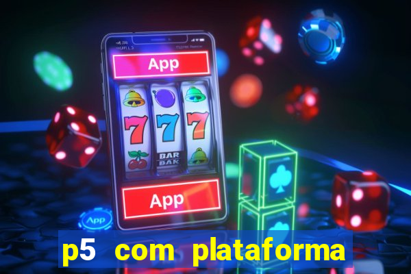 p5 com plataforma de jogos